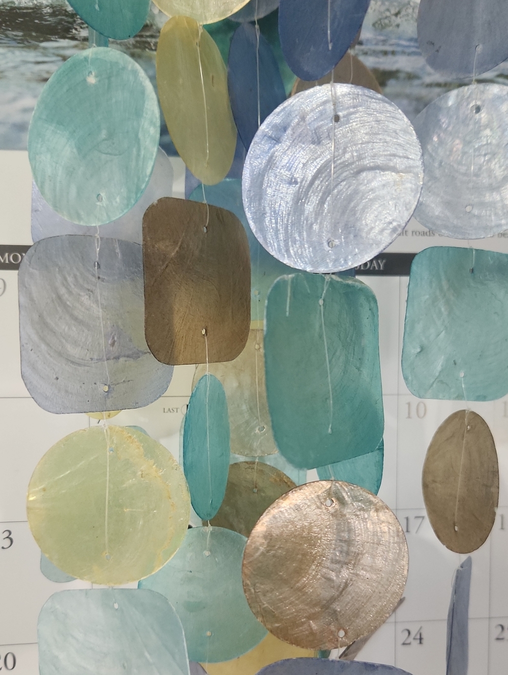 Capiz Shell Wind Chime - Picture 2 of 3